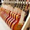 30Nov11 - The Aged but yet-to-be-signed Budokan Les Paul guitars ready and waiting for Ace's signatures, numbering and play testing, that would occur two weeks later.